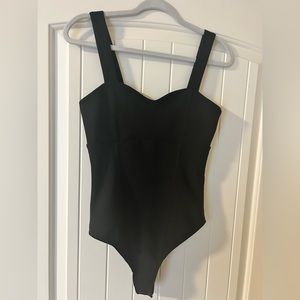 black abercrombie tank top bodysuit